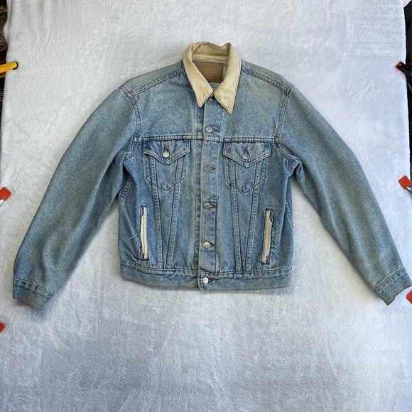 Arizona Jean Company Jackets & Blazers - Vintage Arizona Jean Co. Trucker Jacket Men's Blue Denim Pockets Button Front